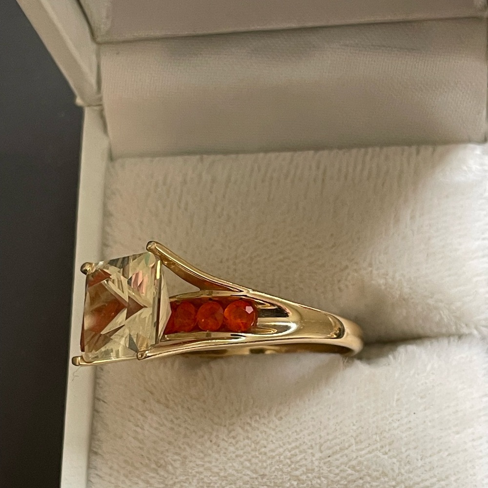 Designer Made Goshonite Large Rectangular Brillia… - image 5